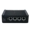 fanless pfsense Intel ATOM E3845 quad core Mini pc server firewall VPN with 4 Lan port router support AES-NI
