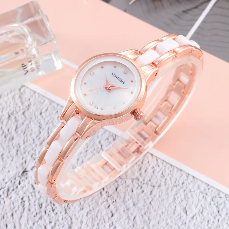 

ST 211 Steel Case Quartz custom log Fashionable Business women student watch OEM watch Ladies Stone Women Watches