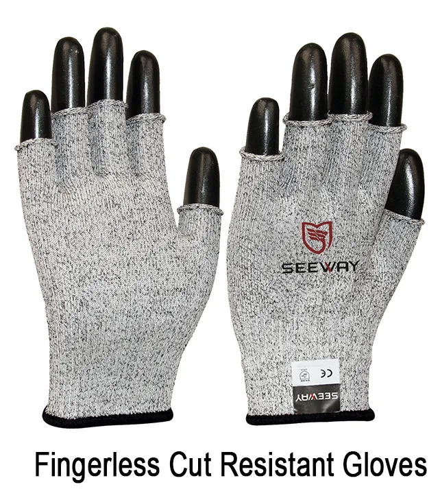 Seeway Cut Level 5 Stainless Steel Gloves For Butcher Meat Cutting