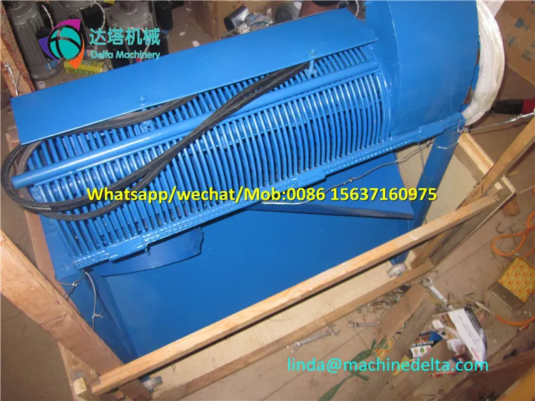 packing picture of fresh almond seed removing machine