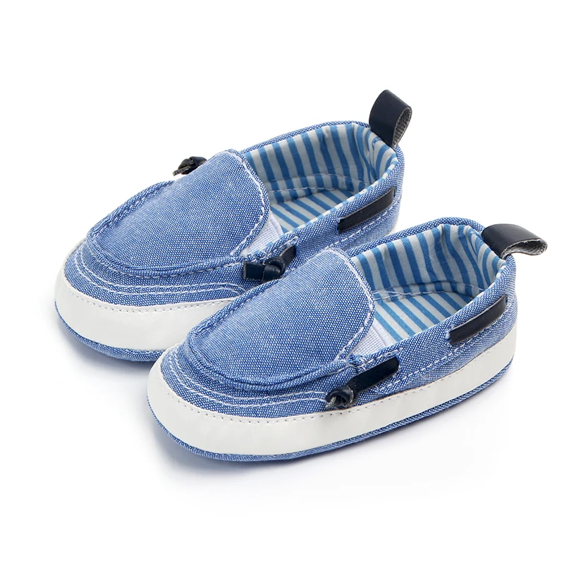 

Cool canvas soft sole infant baby boy shoes prewalker baby boy shoes, Blue/grey/navy