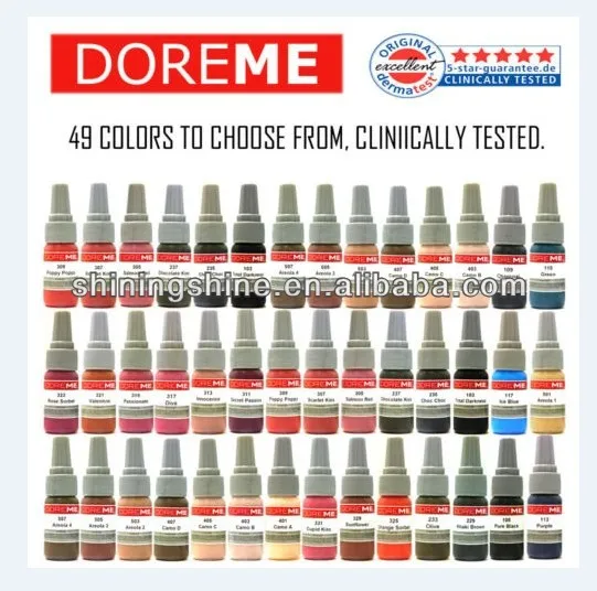 Doreme Original Korea Professional Permanent Makeup For Eyebrow Eyeline ...