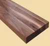 80mm Contemporary thick black walnut timber stair treads