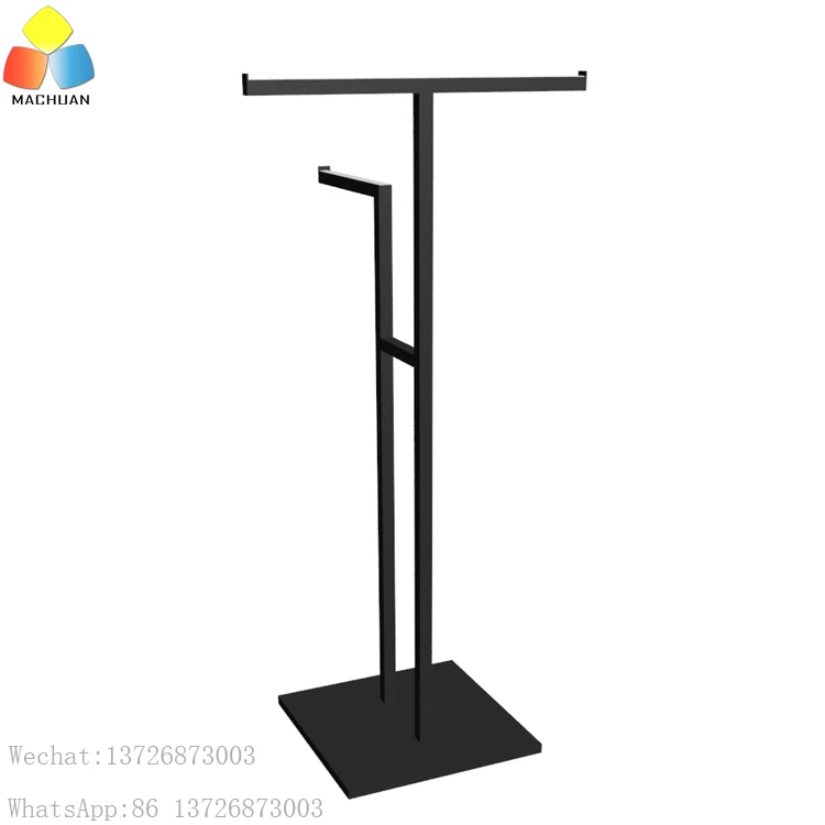 Zara 4 Way Women Rack Stand Metal Clothing Racks Retail Display Shelf