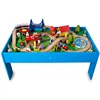 Most popular 3 to 7 playways wheels activity cube wooden slot toy