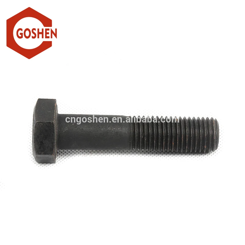 
Trustworthy China supplier din 6914 carbon steel black oxide hex bolts 