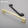 China manufacturer new design unique flat modern design Antique brass cabinet drawer pulls furniture handle
