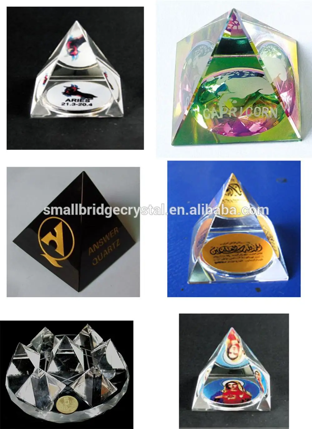 product customised crystal pyramid-25