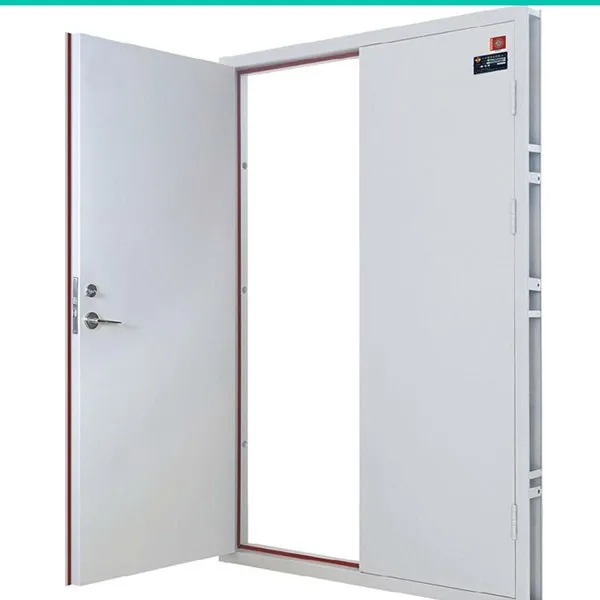 product-Zhongtai-Steel Metal Factory Price Strong Double Door Panel Fireproof Emergency Door Manufac
