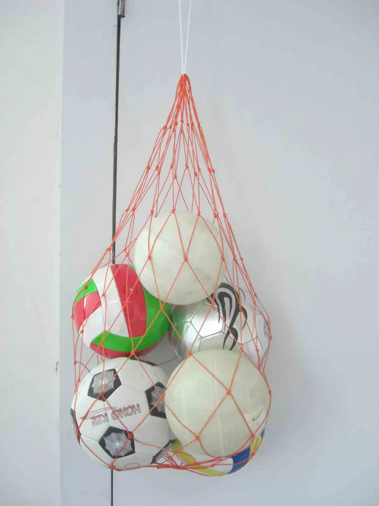 Soccer Net 10 Balls Carry Net Bag Sports Football Balls Volleyball ball  FJ 