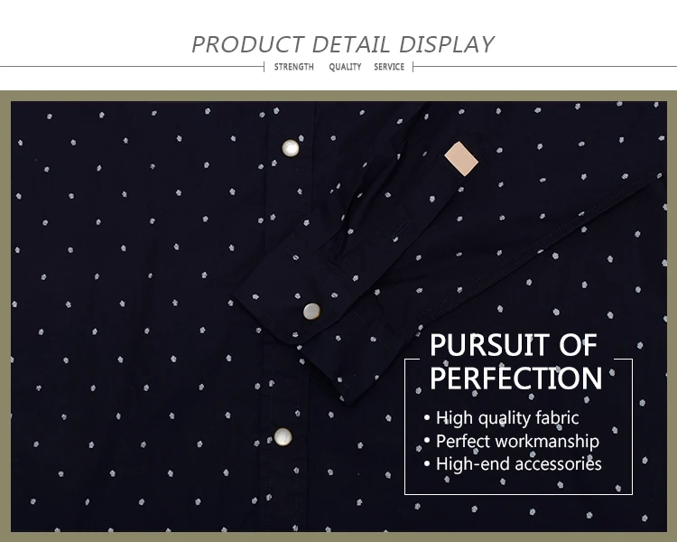 Eco friendly daily wear 100% cotton printed pattern full sleeve man clothes shirts