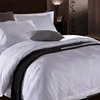 Customized cotton jacquard 40s 60s 80s hotel bedding linen duvet cover set with small MOQ