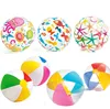 Unionpromo Custom Inflatable 12" Beach Balls Rainbow Beach Balls as Promotional Gifts