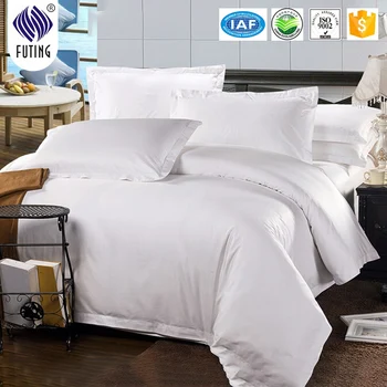 White Cotton Fabric Quilt Sets Comforter Set Duvet Cover For Hotel