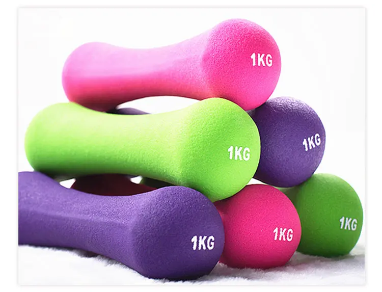 High Quality Gym Bodybuilding Women Neoprene Dumbbell Set \n