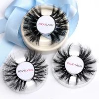 

Popular fluffy mink lashes strip 25mm mink eyelash cruelty free mink eyelash with 100% high quality 100% handcrafted