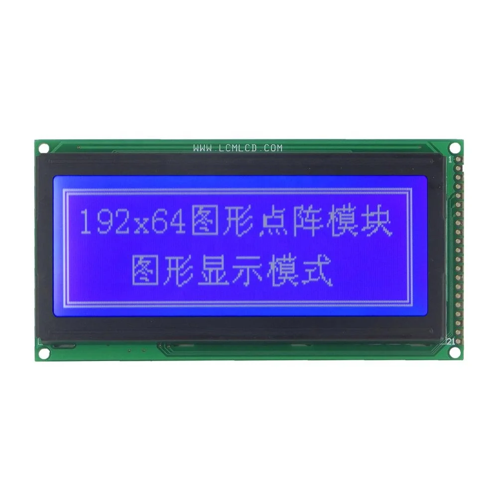 21 pin 192x64(BV10) blue lcd screen display 5v graphic 19264 dot matrix module
