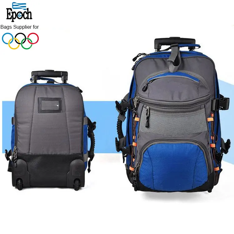 Custom Large Function Detachable Backpack Trolley Luggage With
