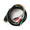 Factory price HDMI Male to 5 RCA Male Connector Video Audio AV Component 1.5M Cable