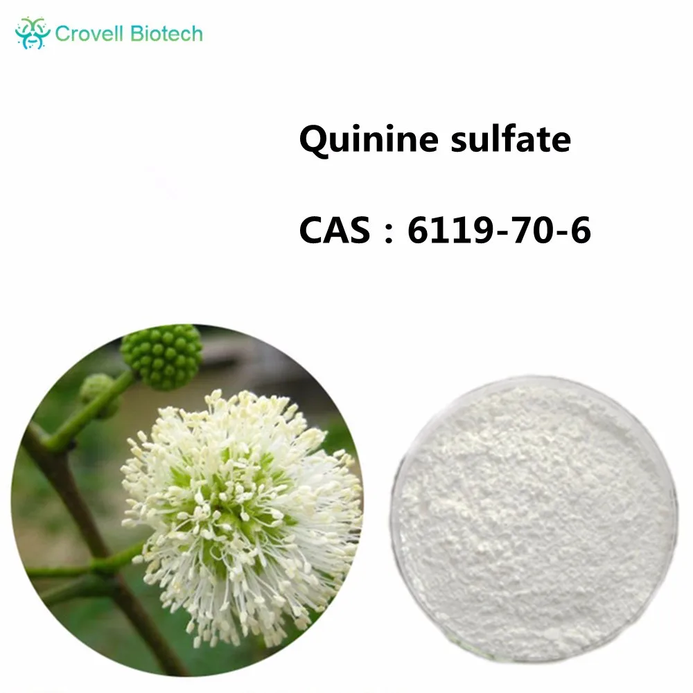 Natural Quinine Cas 6119706 Quinine Sulfate Dihydrate/quinine Sulfate