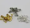 DIY jewelry accessories wholesale metal hanging triangle folder commonly used without ear hole ear clip handmade jewelry materia