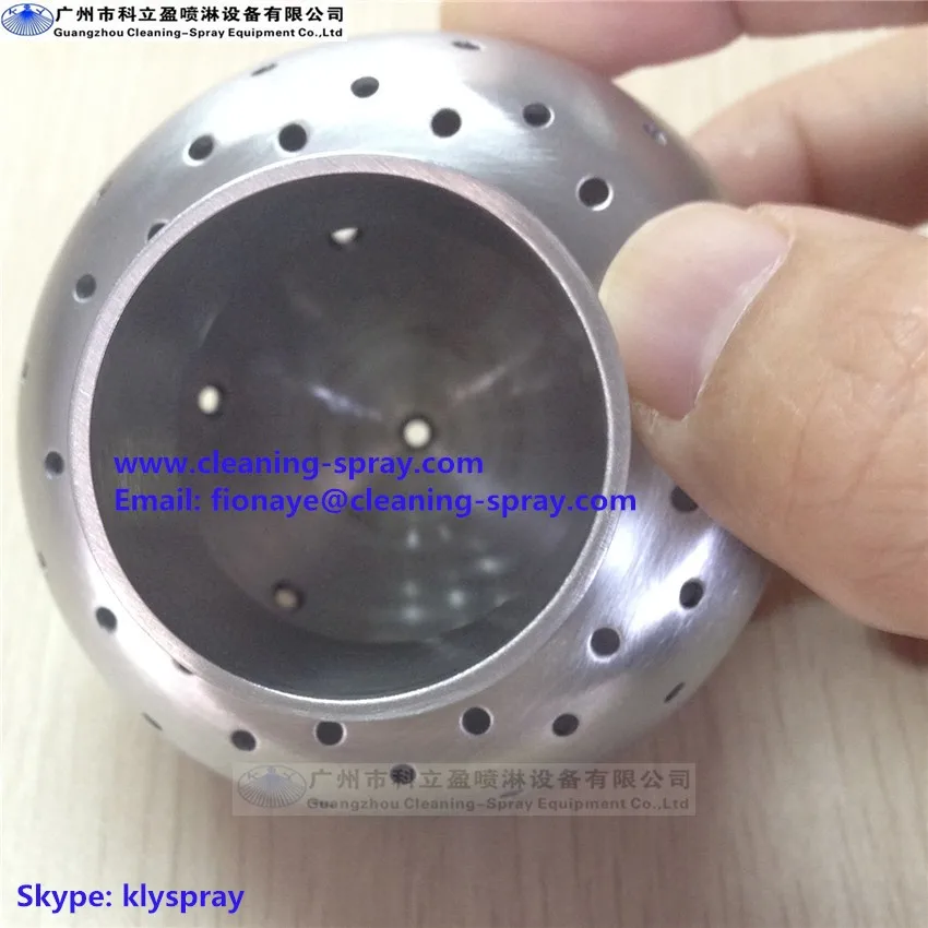 Used in beverage industry, fixed spray ball