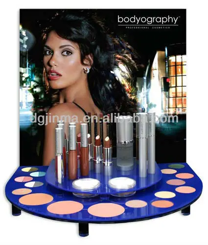 black acrylic cosmetic display for eyeshadow2