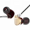 Earphone In Ear HIFI Metal Stereo Earphones Shock bass noise isolating 3.5mm jack standard For Running With Microphone