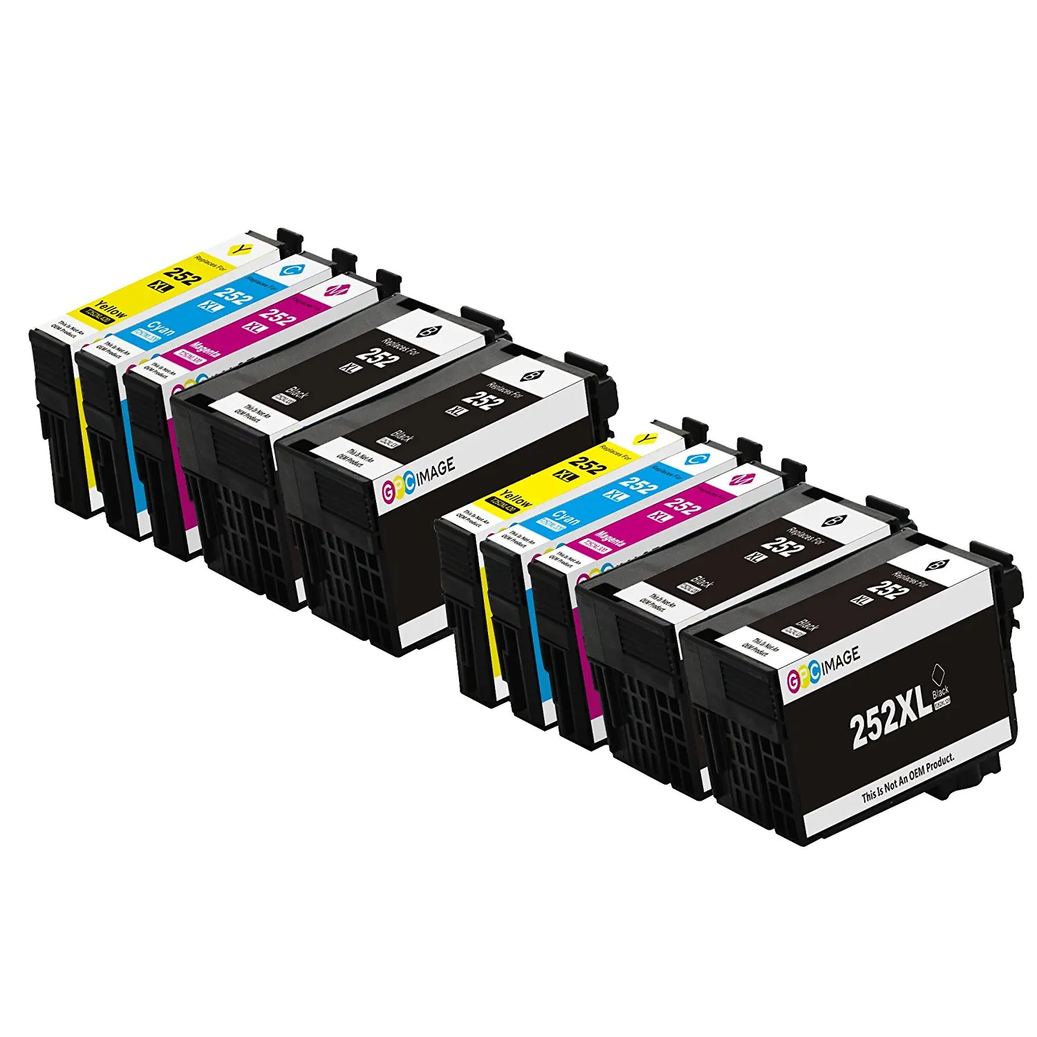 Buy GPC Image 10 Pack Compatible Replacement Bulk Set for Epson 252XL