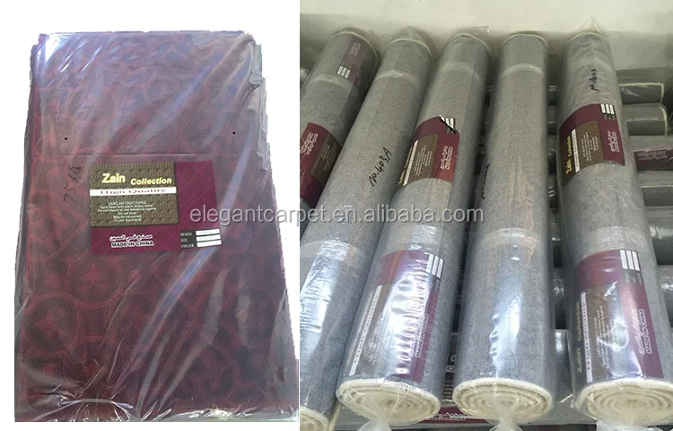100% polyester wall to wall anti-slip soft carpet