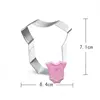 Baby Set crawl suit Cookie Mould Clothes fondant Cookie Mould Stainless Steel Baking Tools