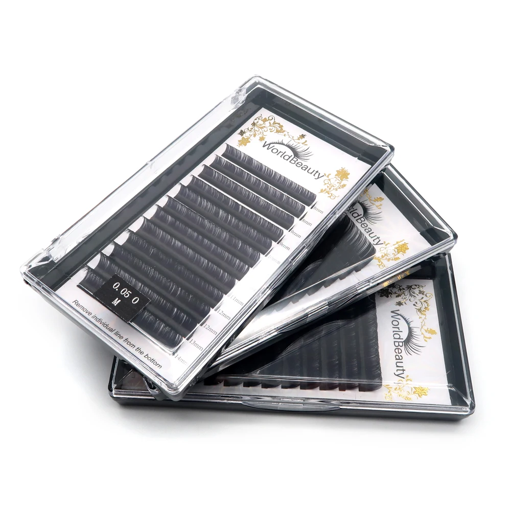 

Private Label Eyelash Extensions 0.05 Mixed Trays Volume Lashes, Black