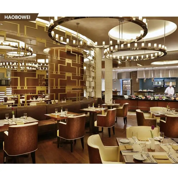 wooden marble top dining table hotel restaurant furniture