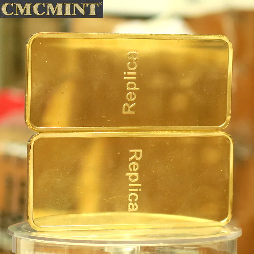 2018 Hot New Products Tungsten Gold Plated Bars Coin For Souvenir Eagle