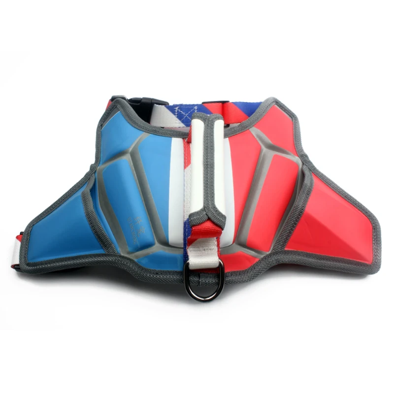 

2020 fashion design Dog Backpack Harness Vest Soft Mesh Pet Padded Harnesses with Pocket, Colorful