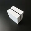 Customise white luxury packaging jewelry box with nest and sponge velvet insert