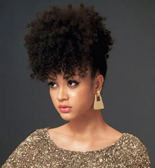 Short Afro Puff Kinky Curly Ponytail Hair Extension Clip In Remy Hair Afro Drawstring Ponytail Hairpiece For Black Women 120g Buy At The Price Of 136 00 In Alibaba Com Imall Com