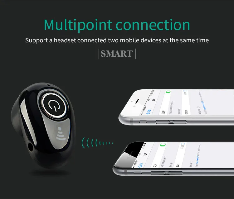 S650 VS S530 Mini Wireless Bluetooth Headset Stereo Hands Free