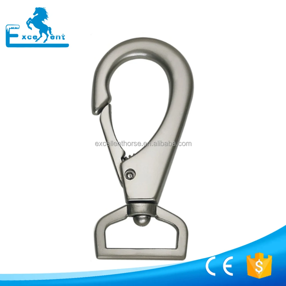 
Black matt swivel snap hook 