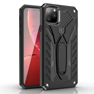 Shockproof TPU+PC Phone Case iPhone 11 Hidden Kickstand