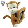Stuffed Animal Cute Brown Plush Monkey Toy Picture Photo Frame Fashion Promotion Gift Cartoon Monkey Soft Plush Toy Photo Frame
