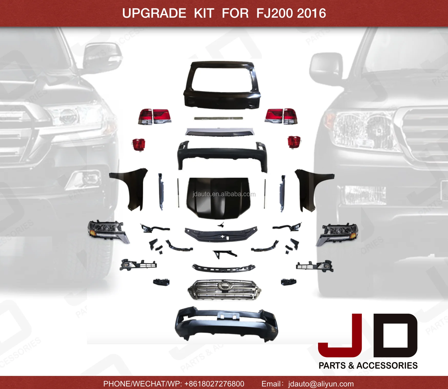 2016 Design Led Side Mirror Cover For Land Cruiser 200 Fj200 Lc200 2010