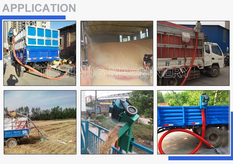 Automatic grain suction machine corn wheat rice auto loading machine