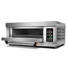 Commercial Hotel Kitchen Bakery Equipment Single Layer Bread Baking Electric Pizza Oven