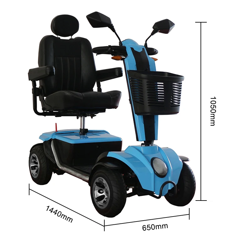New Design Handicapped 4 Wheel Portable Electric Scooter for The Disabled