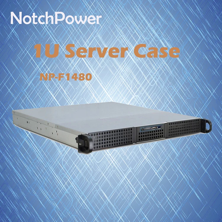 PC Computer Industrial Rack Mount Server Chassis Case 1U