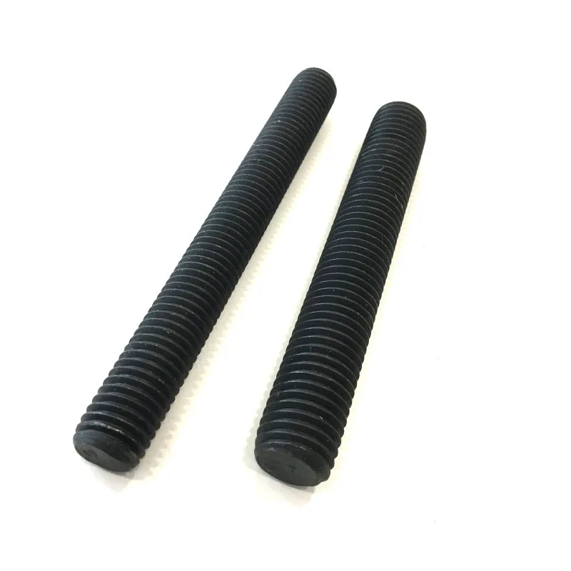 
black color astm a193 grade b7 stud bolts 