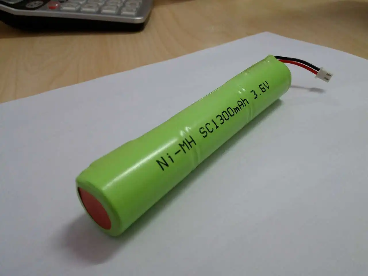 Ni-mh 3.6v Rechargeable Battery Sc1300mah High Rate