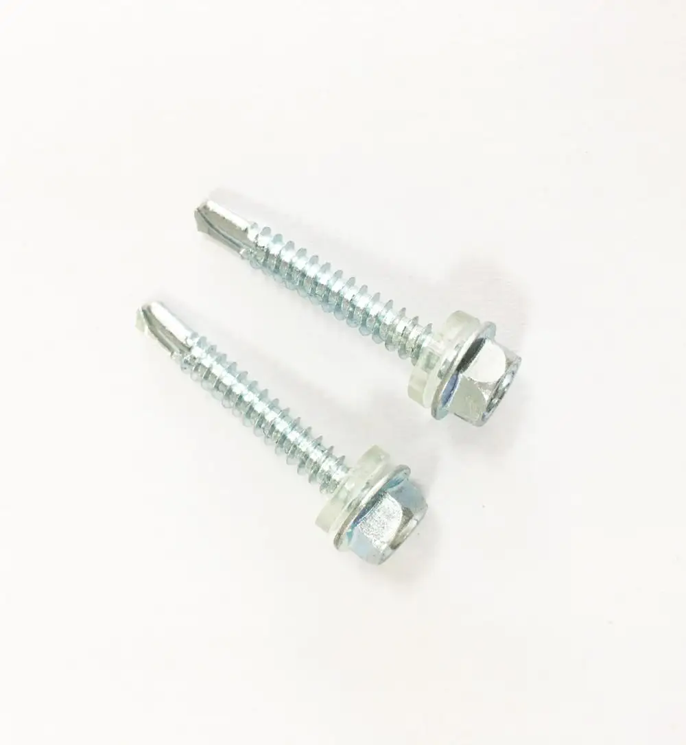 
High cost-effective !! Hexagen head self drilling screws with epdm washer 