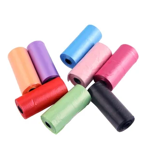 Image of china manufacturer pet supplies plastic degradable environmentally friendly bag for picking up dog poo garbage bags